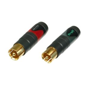 Neutrik NF2C-B/2 Erkek RCA Konnektör