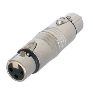 Neutrik NA3FF 3 Pin Kablo Tipi Dişi-Dişi XLR Adaptör