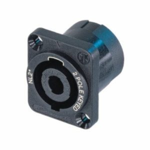 Neutrik NL2MP 2 Pin Şase Tipi Erkek Speakon Konnektör